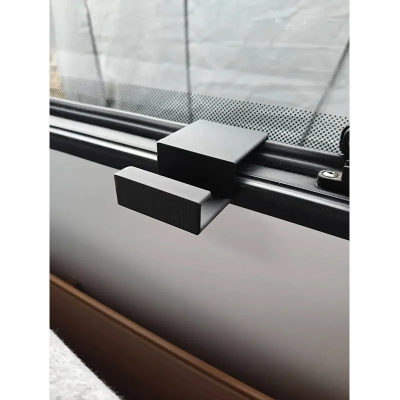 RV الأسطوانة قوس أعمى حامل بلاستيكي قافلة الأسطوانة قوس أعمى للتخييم اكسسوارات الأسود متنقل الأجزاء الخارجية حامل #2