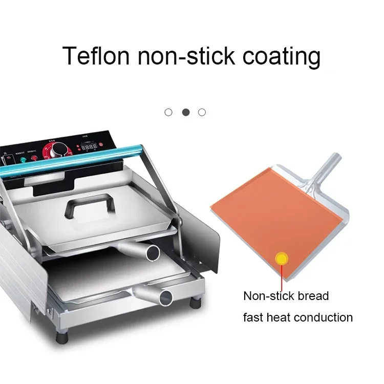 Small Automatic Double-Layer Burger Bun Machine Energy Saving Hamburger Machine For Fast Food Restaurant image 2