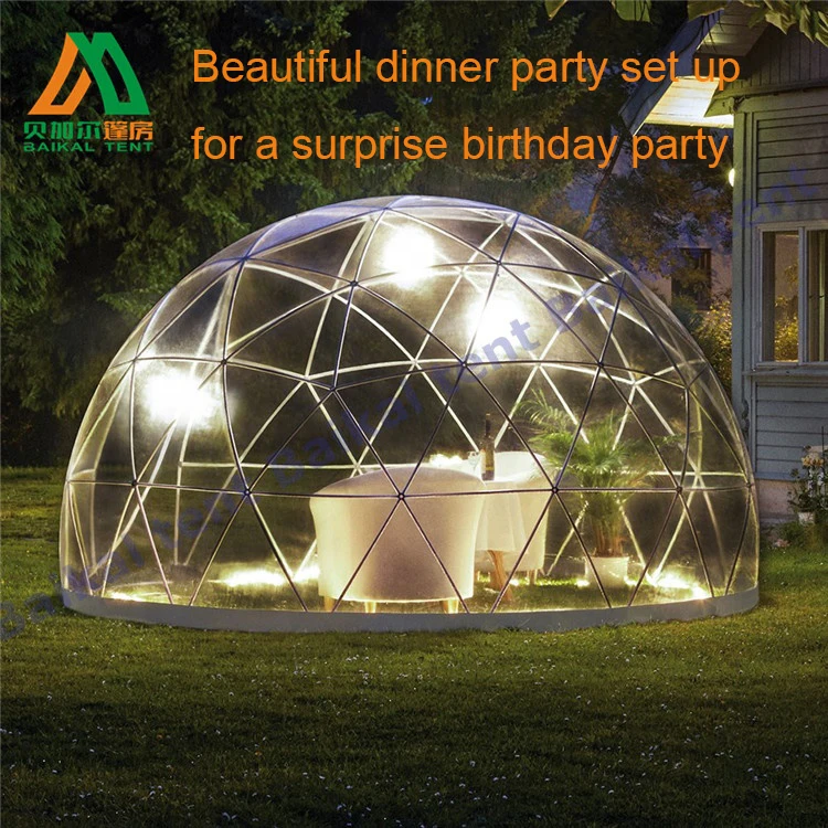 في الهواء الطلق خيمة قبة بلاستيكية في الهواء الطلق المظلة خيام التخييم للبيع