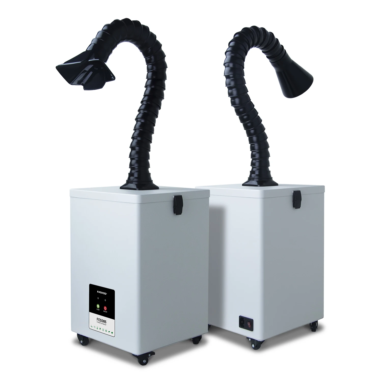 

KNOKOO FES085 Filter Cartridges Type Fume Extractor for Small Metal Marking, Jewelry Other Polishing and Grinding,With Pulley