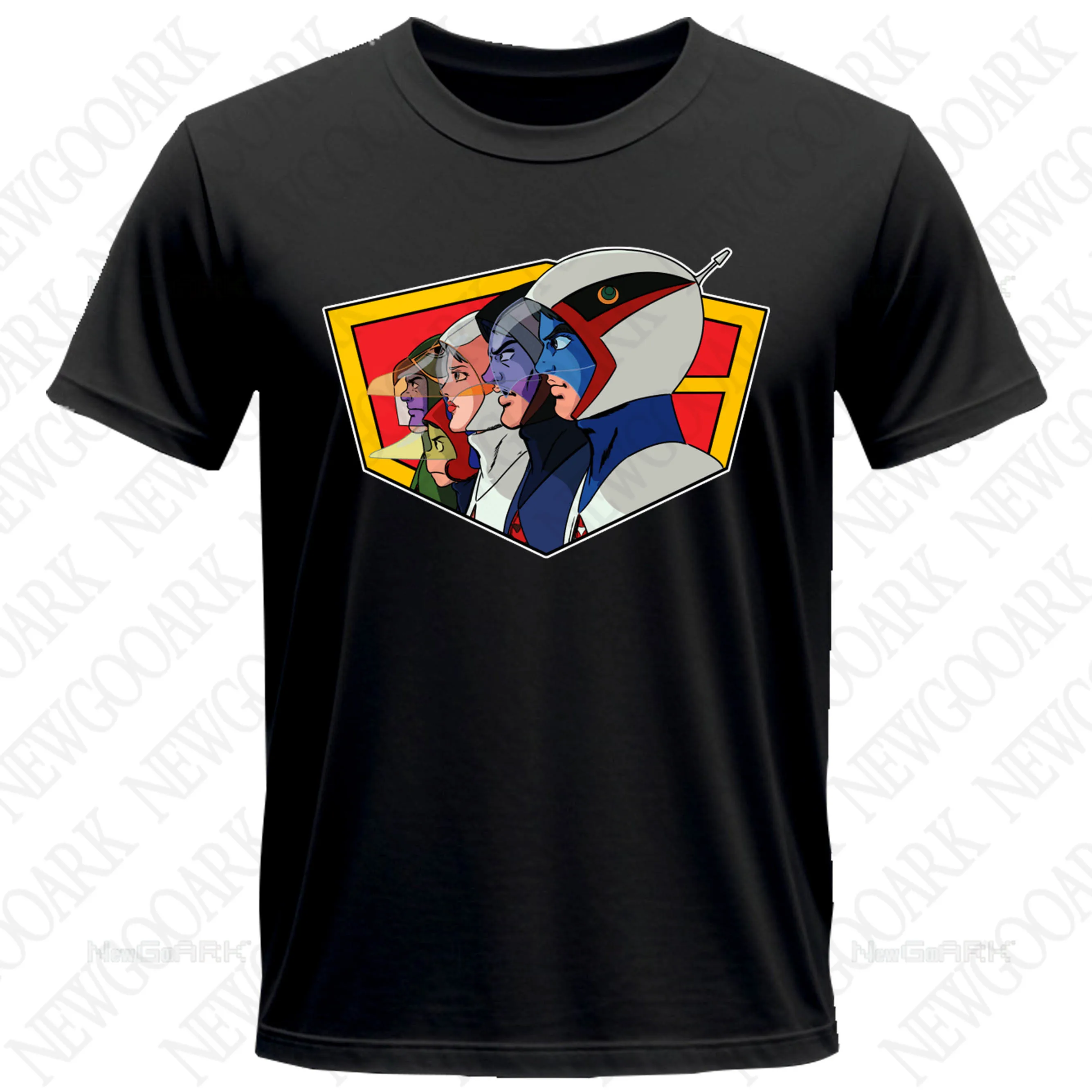 Gatchaman t-shirt Eagle Condor Swan graphic Battle of the Planets Vintage cartoon round neck cotton Short Sleeve Unisex Clothing