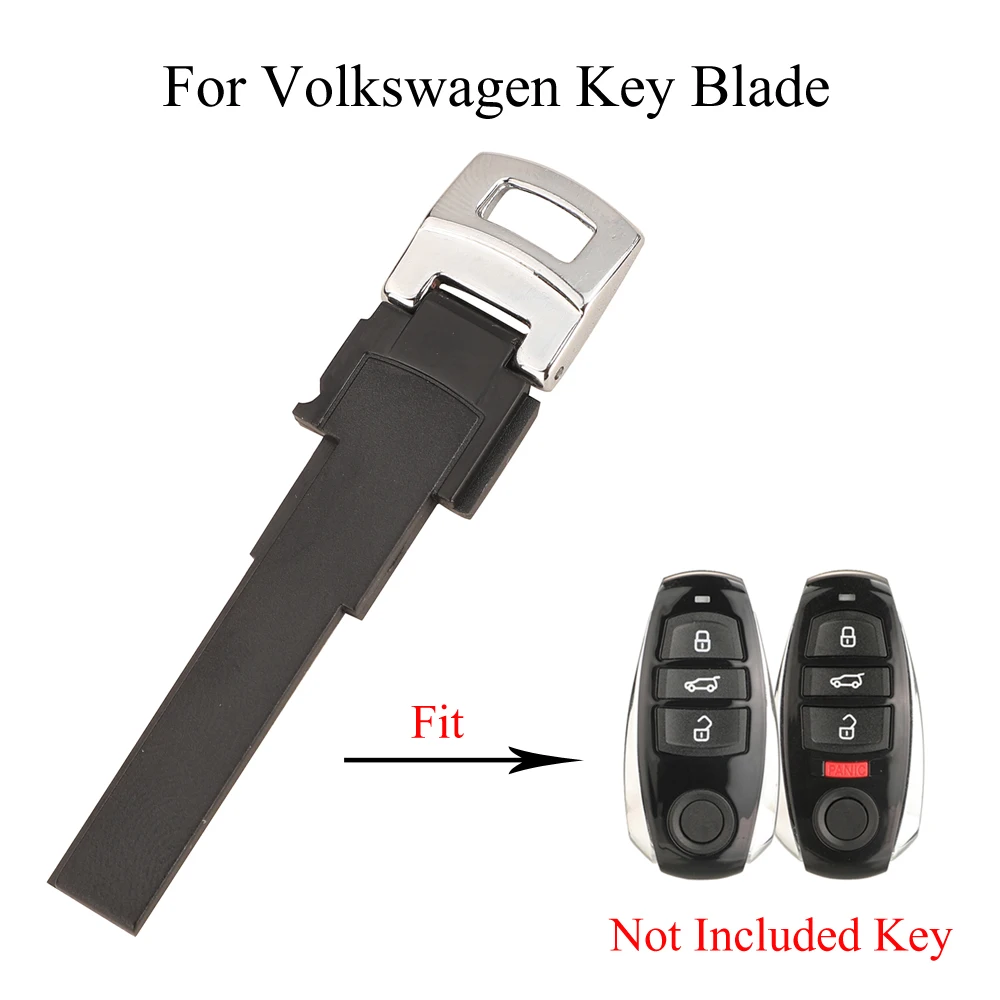 jingyuqin Remote Car Key Blade Uncut Remote Auto Car Key Blade For VW Volkswagen Touareg 2010 2013 2014 2015 2016 2017 2018