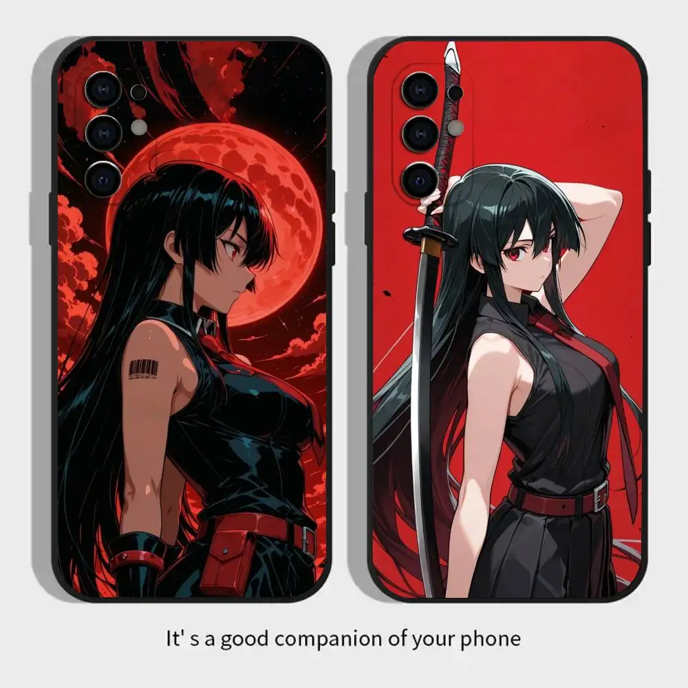Akame Ga Kill Precise Hole TPU Printed Phone Case For Samsung Galaxy S26/S25/24/23/22/30/21/10/9,Ultra,Plus