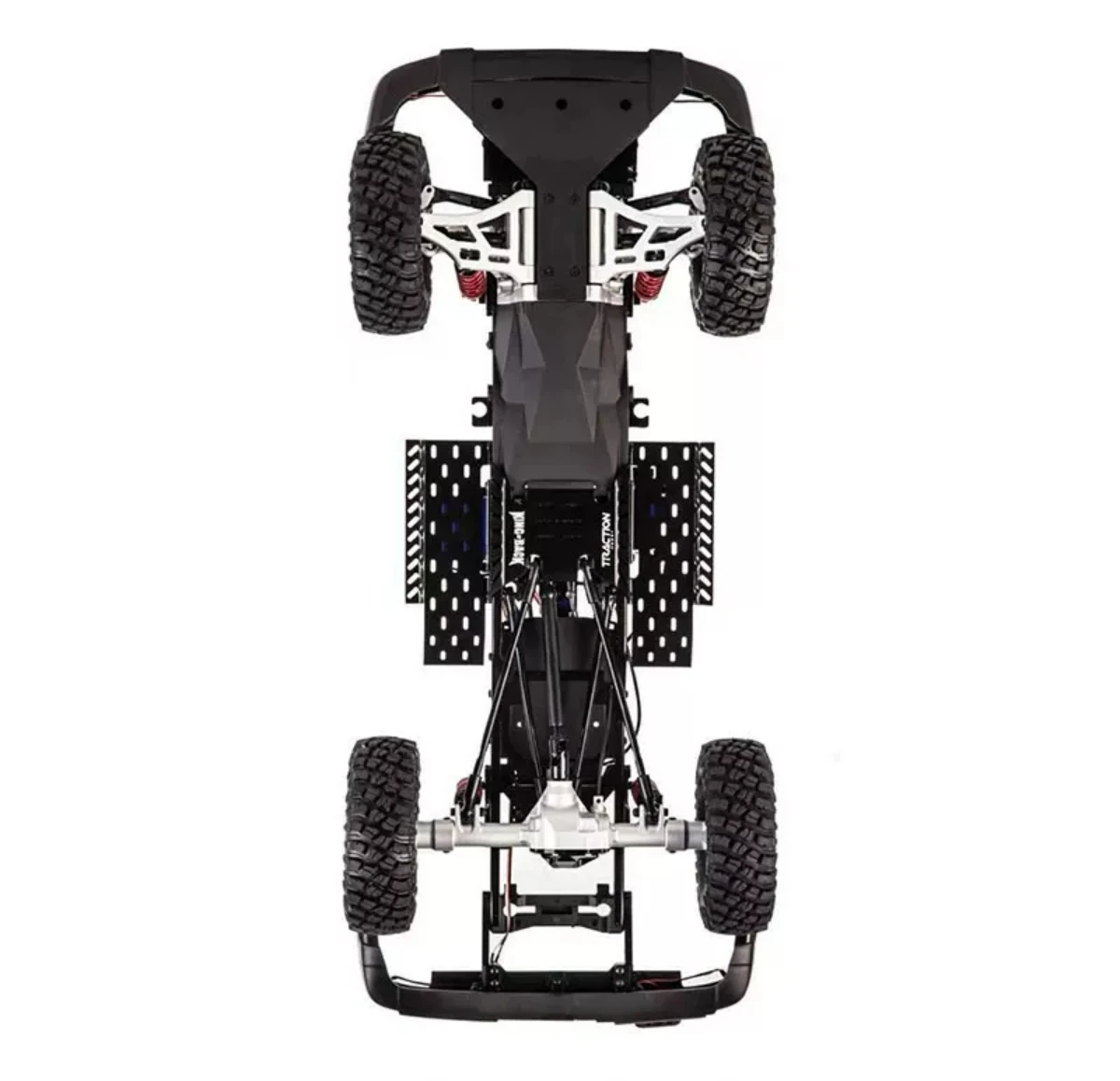 Extended Aluminum Suspension Arms / Metal Rear Axle for KM 1/8 Bronco RC Crawler Upgrade Parts