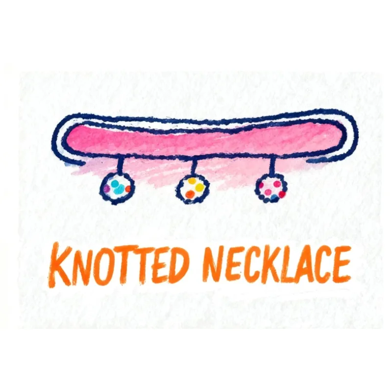 

Ожерелье с завязками фокусника, волшебное ожерелье с узлами, трюк для улицы крупным планом, ментализм, классические волшебные игрушки, реквизит