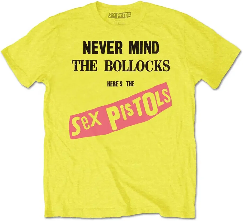 Sex Pistols Nmtb Album Cover Yellow T Shirt New Official