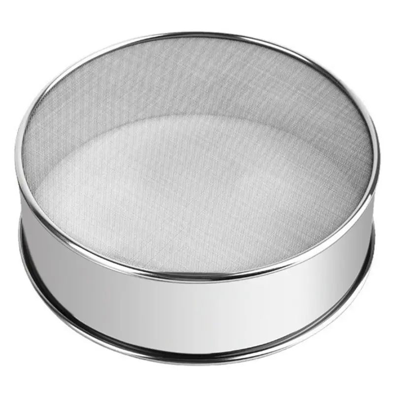 

Сито для муки A96K для выпечки, круглое сито из нержавеющей стали 6 дюймов, мини-сито с мелкой сеткой для муки