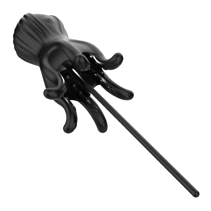 Masturbador Masculino Pulpo Copa De Avión Pene Masculino Vibrador Ejercitador Glande Masajeador Estimulador Placer Juguete Jugue