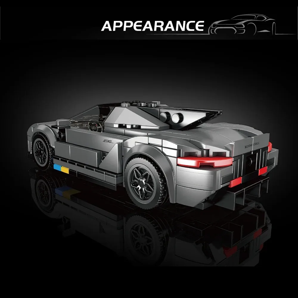 357 قطعة قالب الملك 27112 التقنية المطلقة سيارة رياضية اللبنات مدينة سرعة سباق نموذج سطح المكتب ديكور تجميع لغز اللعب