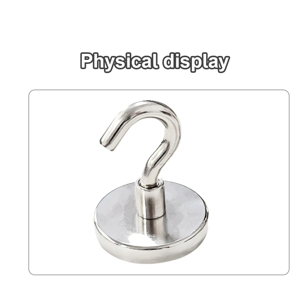 Magnetic Hooks Super Strong Magnets Powerful Magnets Neodymium Magnet Hanging Hooks for Bathroom Kitchen Organizers