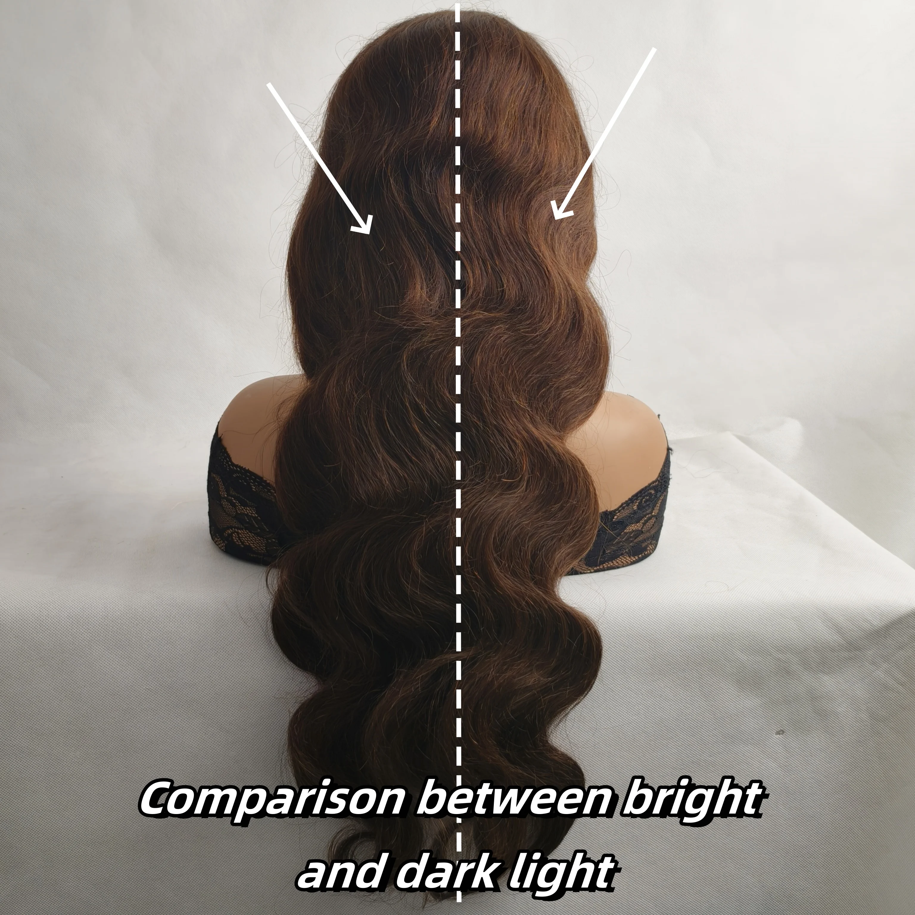 32インチ栗色ボディウェーブ人毛レースフロントウィッグ13x6透明スイスレースナチュラルなブラウンカーリーヘアウィッグ