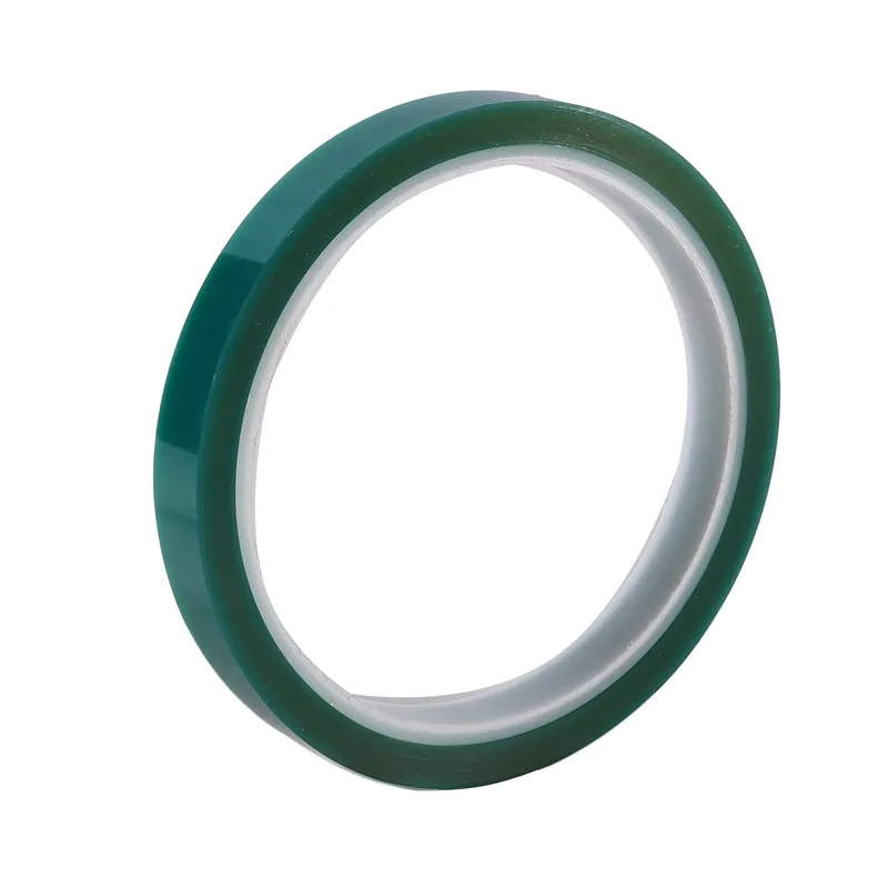 New Film Tape Heat Resistant High Temperature Masking Shielding Green-Tape For PCB Solder SMT Plating Insulation Protection