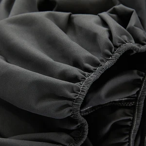 100% cotton Cabida Bed Sheet With Elastic Strip Solid Color Adjustable Adjustable Mattress 6 Main Sales Lençol King - №5