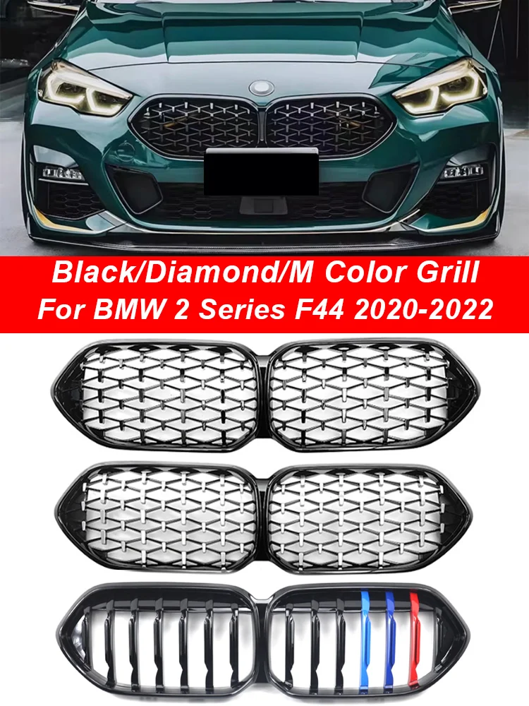 Car Front Bumper Grill For BMW 2 Series F44 220i 225i M235i M240i 4 Doors 2020-2022 Replacement Grills Car Accessories Parts