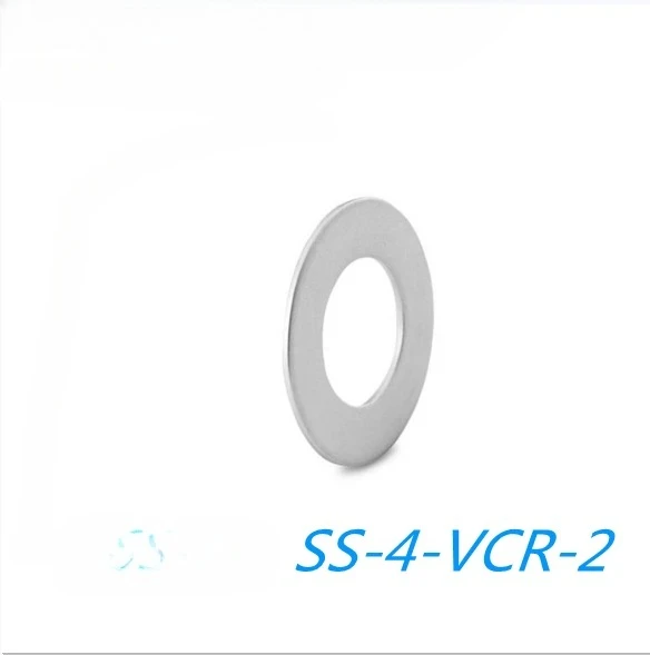 

(SS-4-VCR-2) Stainless steel VCR 1/4 inch silver plated flat gasket