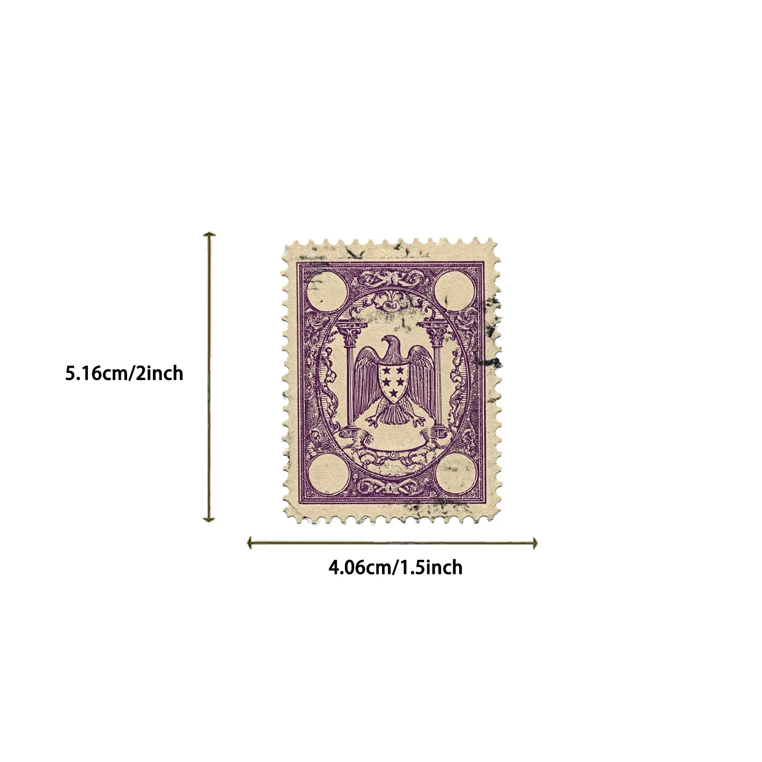 50 PCS Arabic Retro Aesthetic Stamp Graffiti Stickers Decorate Gift Box Hand Account Phone Case Scrapbook Non Repeated Decals view 6