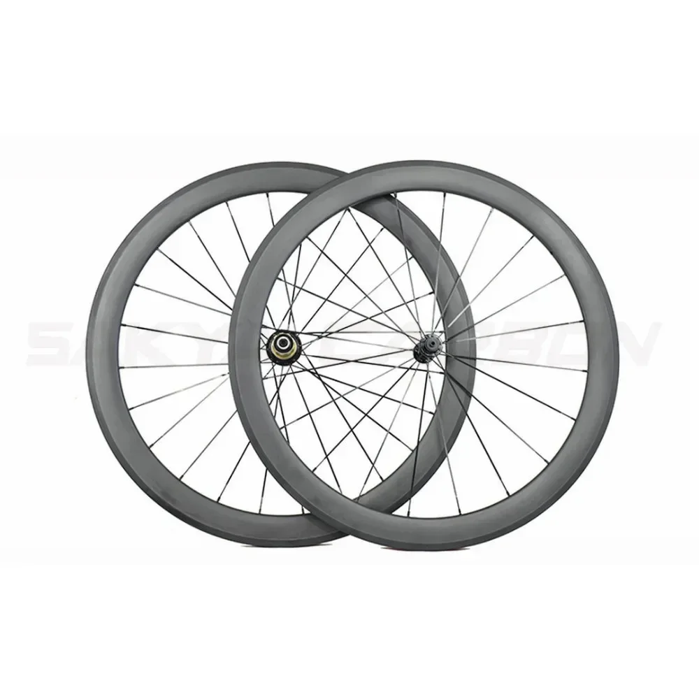 

Super Light 700C T800 Carbon Fiber Bike Wheelest Clincher and Tubular/Tubeless Front 100mm Rear 130mm 25mm Width Bicycle Wheels