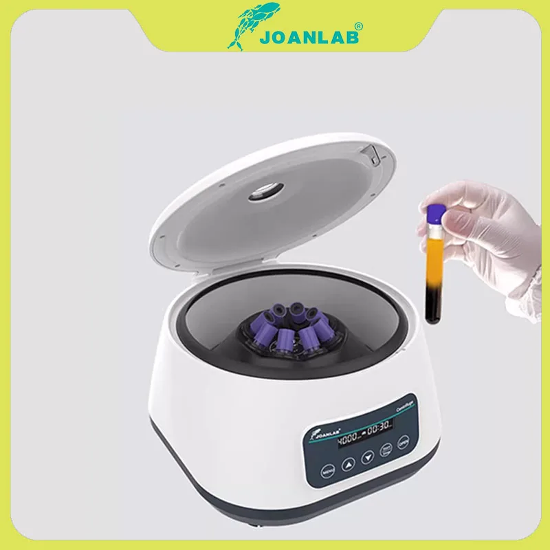 

JOANLAB Лабораторная небольшая центрифуга, низкоскоростной сепаратор жира с сывороткой, стоматологическая косметическая центрифуга