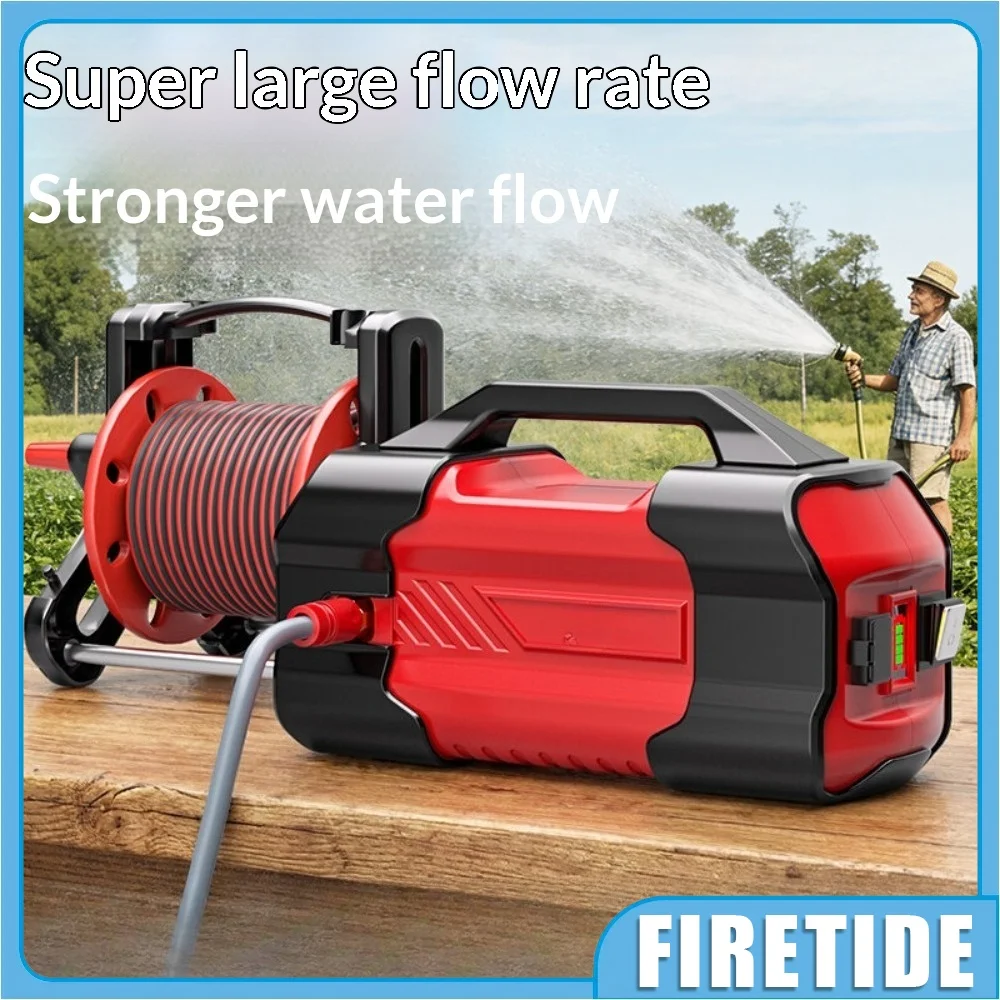 Rechargeable Wireless Water Pump, Electric Water‑Collection Tank Pump, Portable Outdoor Watering Machine For Garden Plant