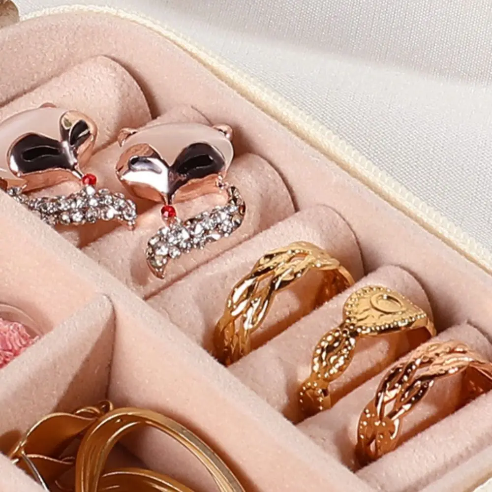 Сумка для упаковки ювелирных изделий из искусственной кожи, лазерная многофункциональная мини-коробка для демонстрации ювелирных изделий, ожерелья, кольца, органайзер, чехол для хранения сережек