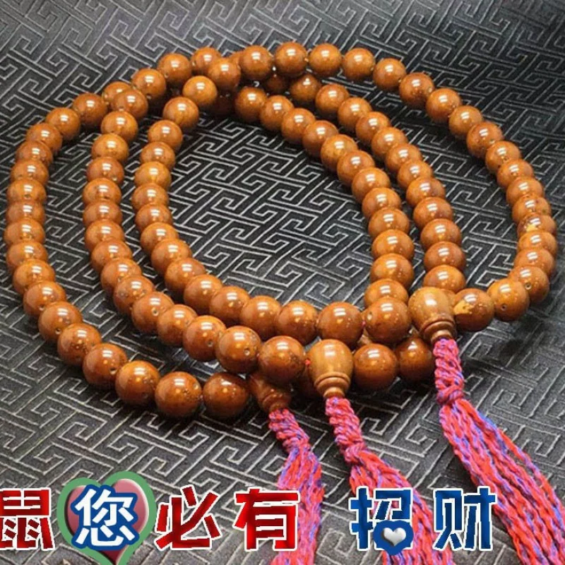 Zi Jin Shu Handheld Bracelets for Men and Women Beads Three Eyes Bodhi Seed Original Seed