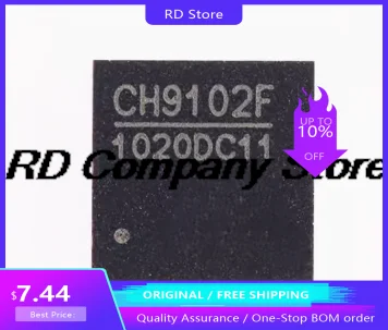 

5PCS/LOT CH9102F QFN24 USB to serial port chip Free SHipping