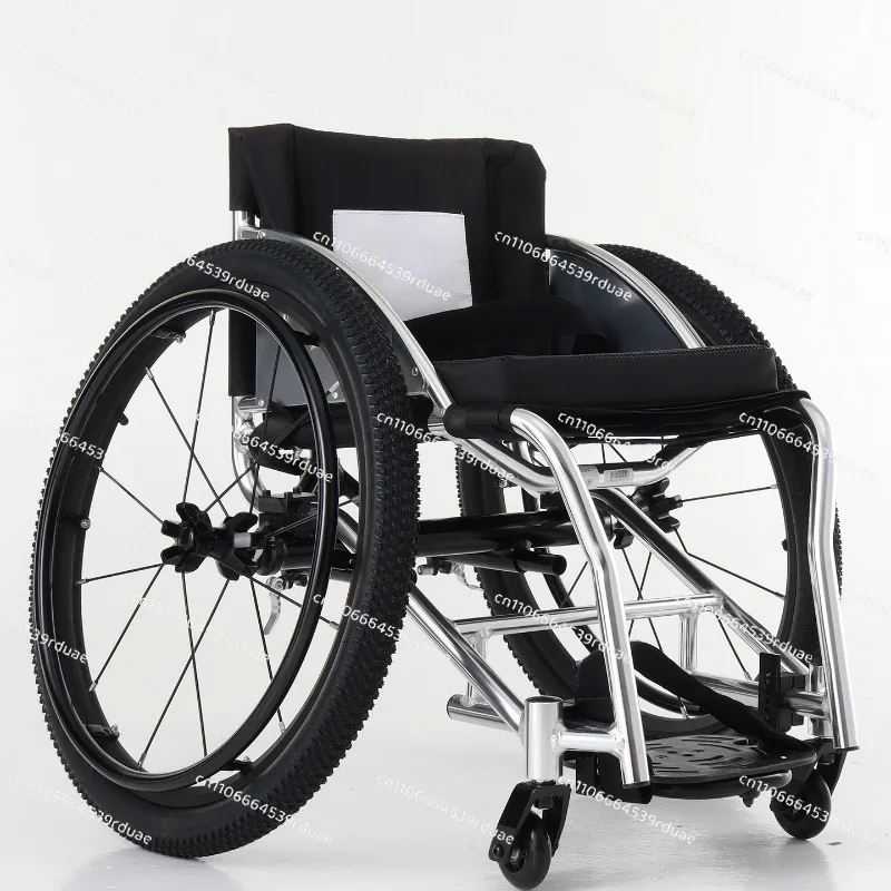 24 Inch Shock Absorbing Pneumatic Rear Wheels for Sports Wheelchair, Universal Large Off-Road Replacement Wheel Set Including