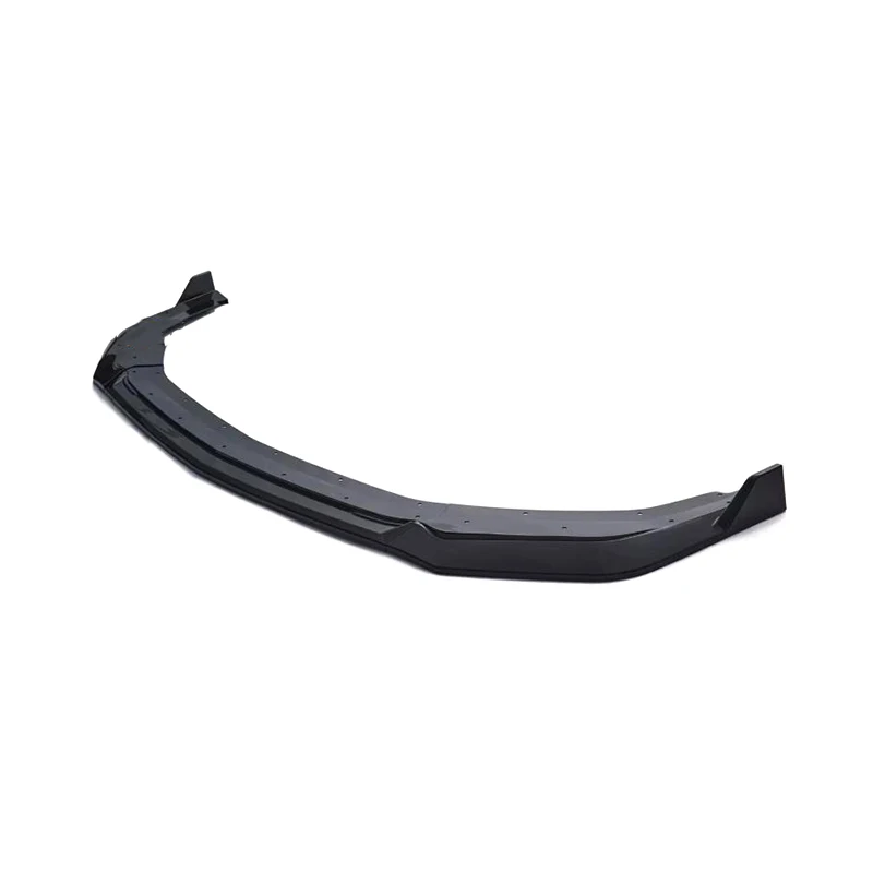 لمعان أسود الجبهة حافة مصد السيارة لفورد موستانج 2024 2025 الجبهة حافة مصد السيارة طقم الجسم المفسد الفاصل الناشر PP الفاصل التعامل مع #3