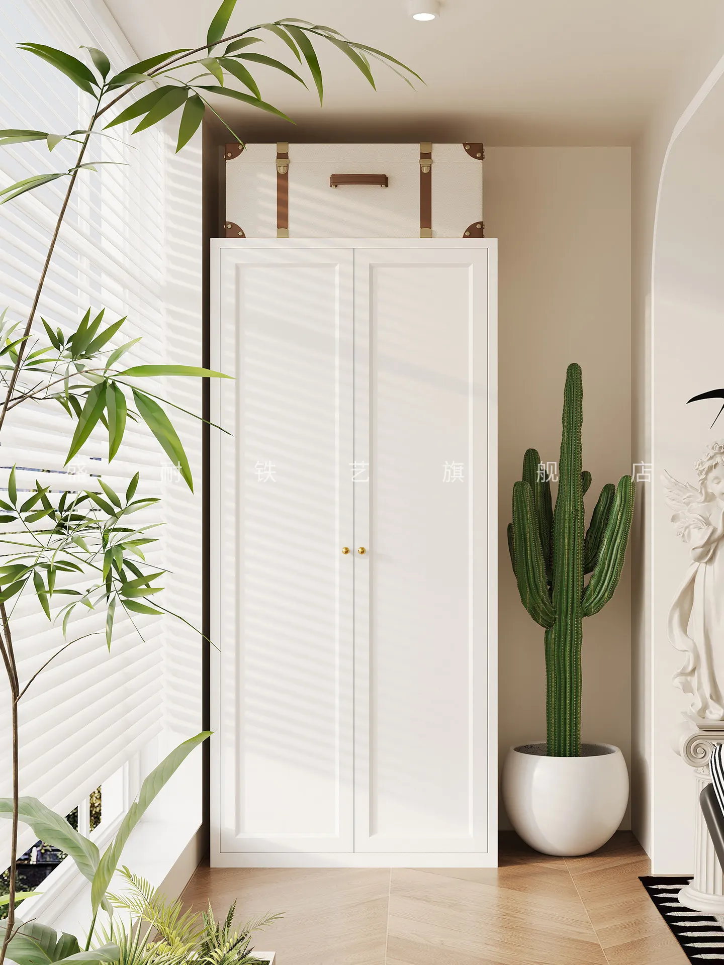 

Storage cabinets, sunproof and waterproof, wall-to-wall storage cabinets, multi-layer large-capacity utility cabinets