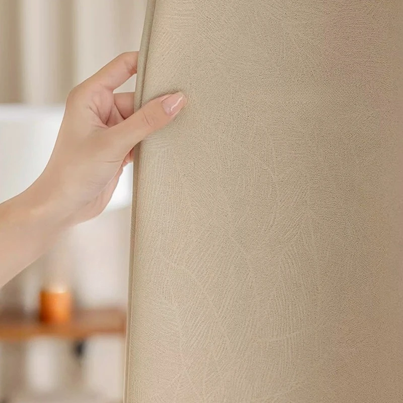 

Cream Floral Jacquard Curtain with High Blackout Sheer Fashion Elegant Fabric White Tulle Custom Size Luxury Dining Room Bedroom
