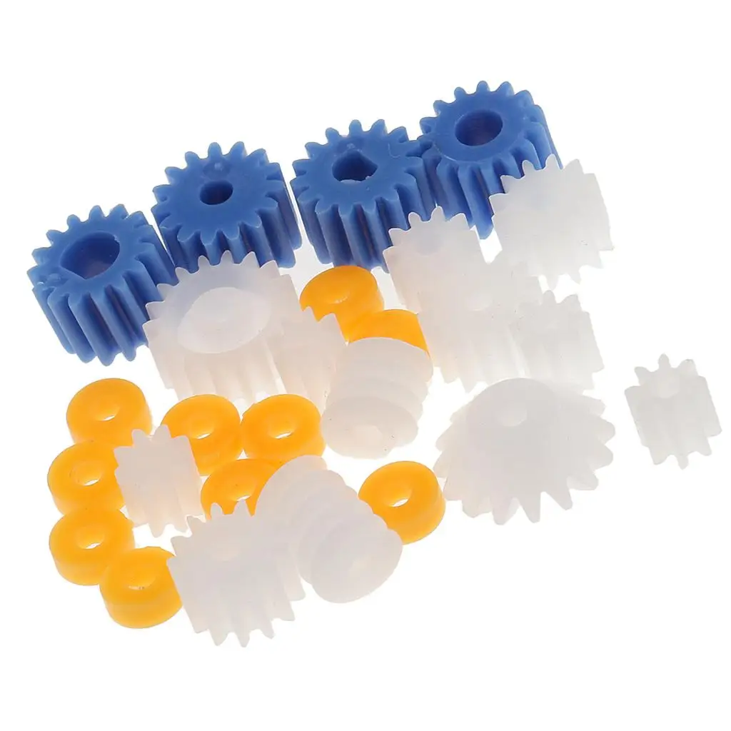 Plastic Gear DIY Kit Modelling Craft Accessories for Robot Car Educational Toy Projects