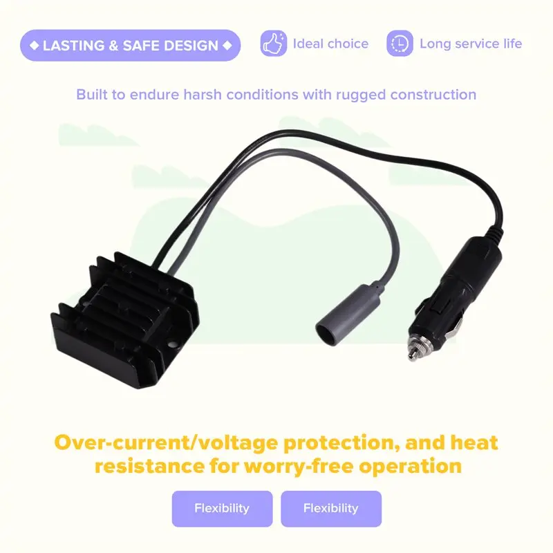 B27B Car Power Adapter DC 12V/24V To 48V 2A Boost Converter Power Cord For For Starlink Mini For RV,Boat 9-30V To 48V 2A