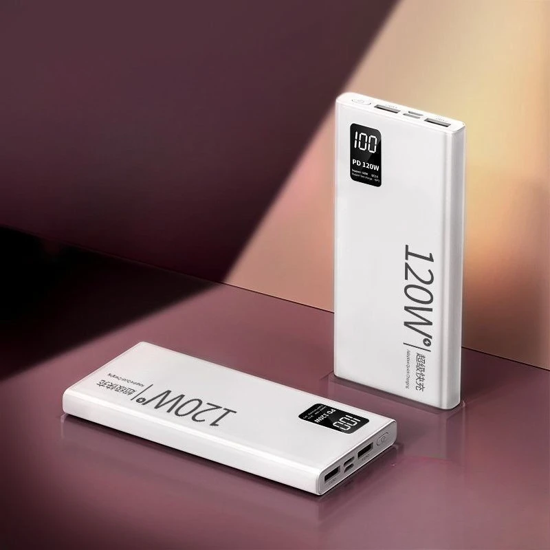 아이폰 샤오미 삼성용 120W 초고속 충전 보조배터리 50000 대용량 휴대용 외장 배터리