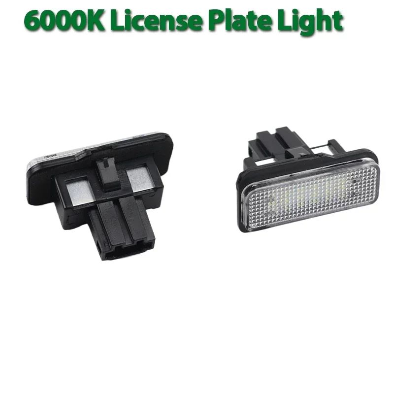 C-Class S203 SLK-Class R171 LEDCar License Light 2Pcs License Plate Light For Mercedes Benz E-Class W211 S211 CLS-Class W219