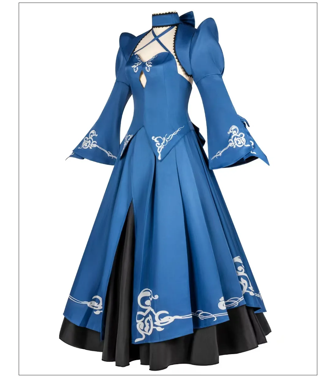 2025 جديد لعب الأدوار الزي المبارز التريا بيندراجون تأثيري حلي Fulujiacos الأسود صابر فستان كرنفال البدلة #2