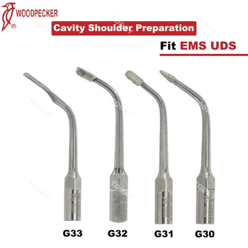 Woodpecker ultrasonic dental scaler tip scaling tips for cavity/shoulder prep Fit EMS UDS G30 G31 G32 G33