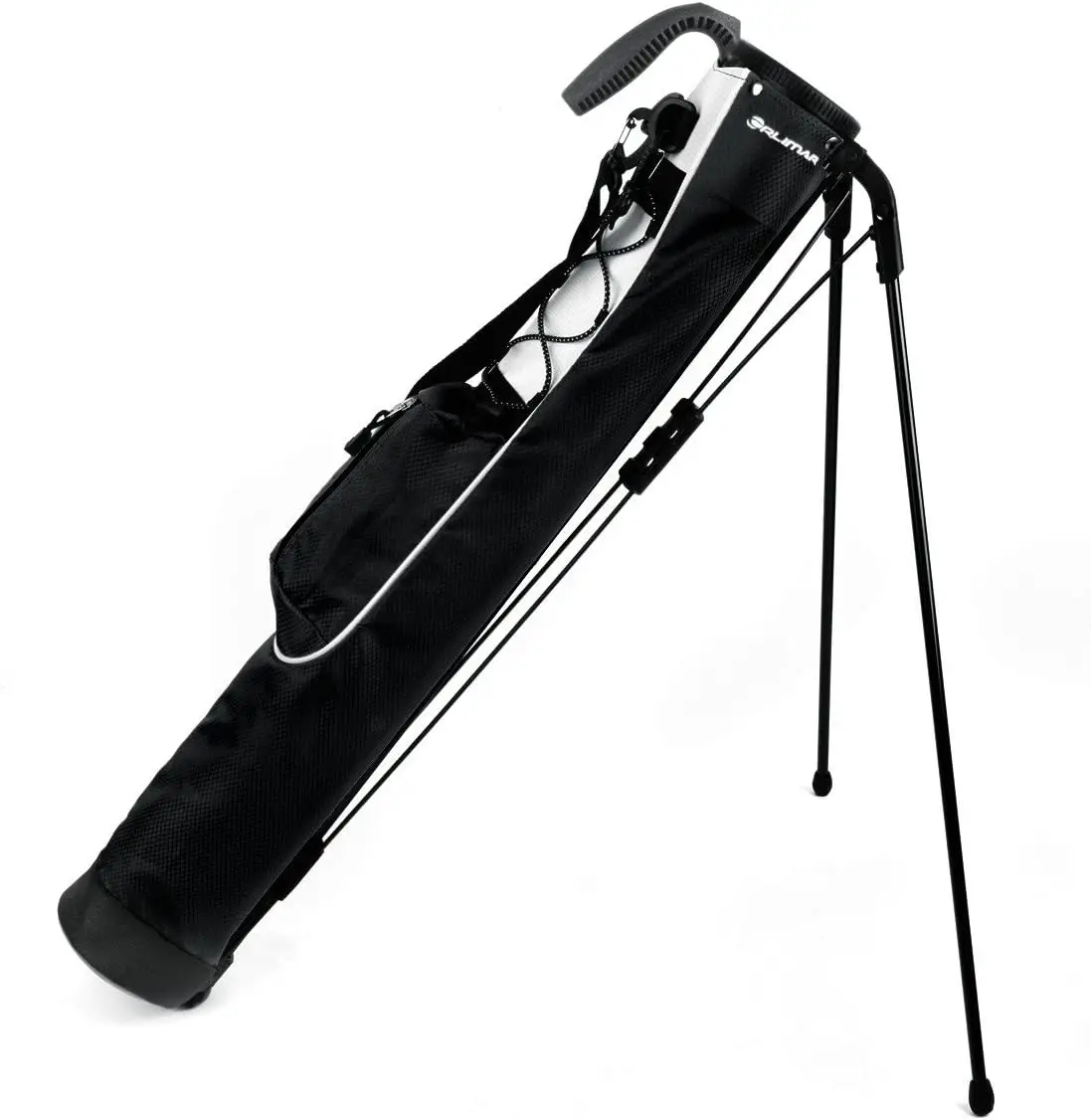 

Ultra-Light Sunday Golf Bag with Stand, 1.95 lbs, Compact Carry for Men & Women