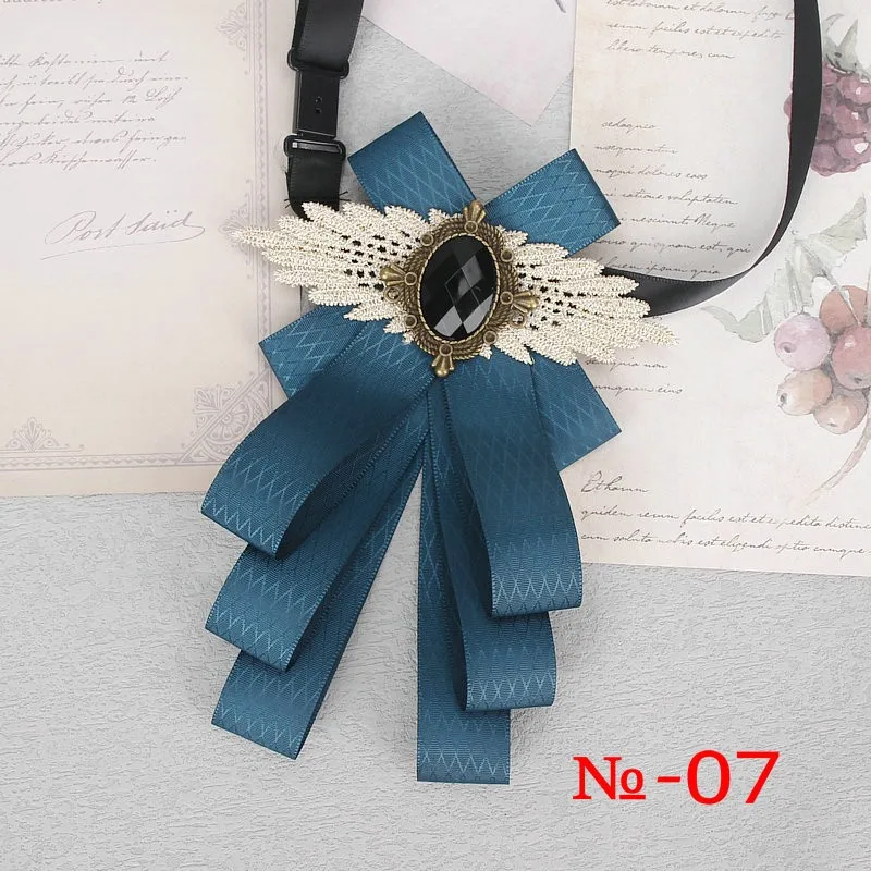 57 farben Wunderschöne Band Bowtie Schwarz Schmuck Metall Männer Hochzeit Party Schmetterling Weibliches Hemd Zubehör Damen Luxus Pin Fliege – Detail 13