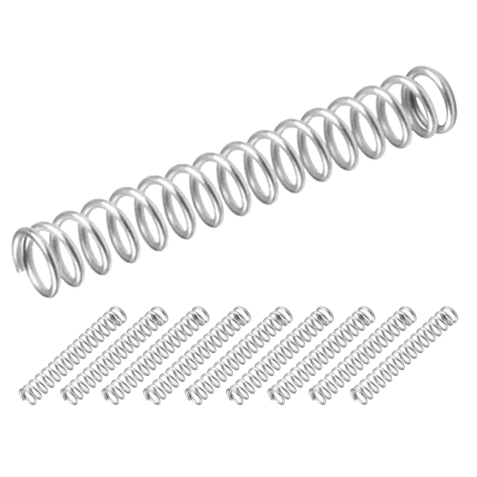 

10 Pcs Coil Springs Parts Mechanical Compression Metal Nut Opener Nutcracker Chestnut Replacement Heavy Duty Cracking Mechanism