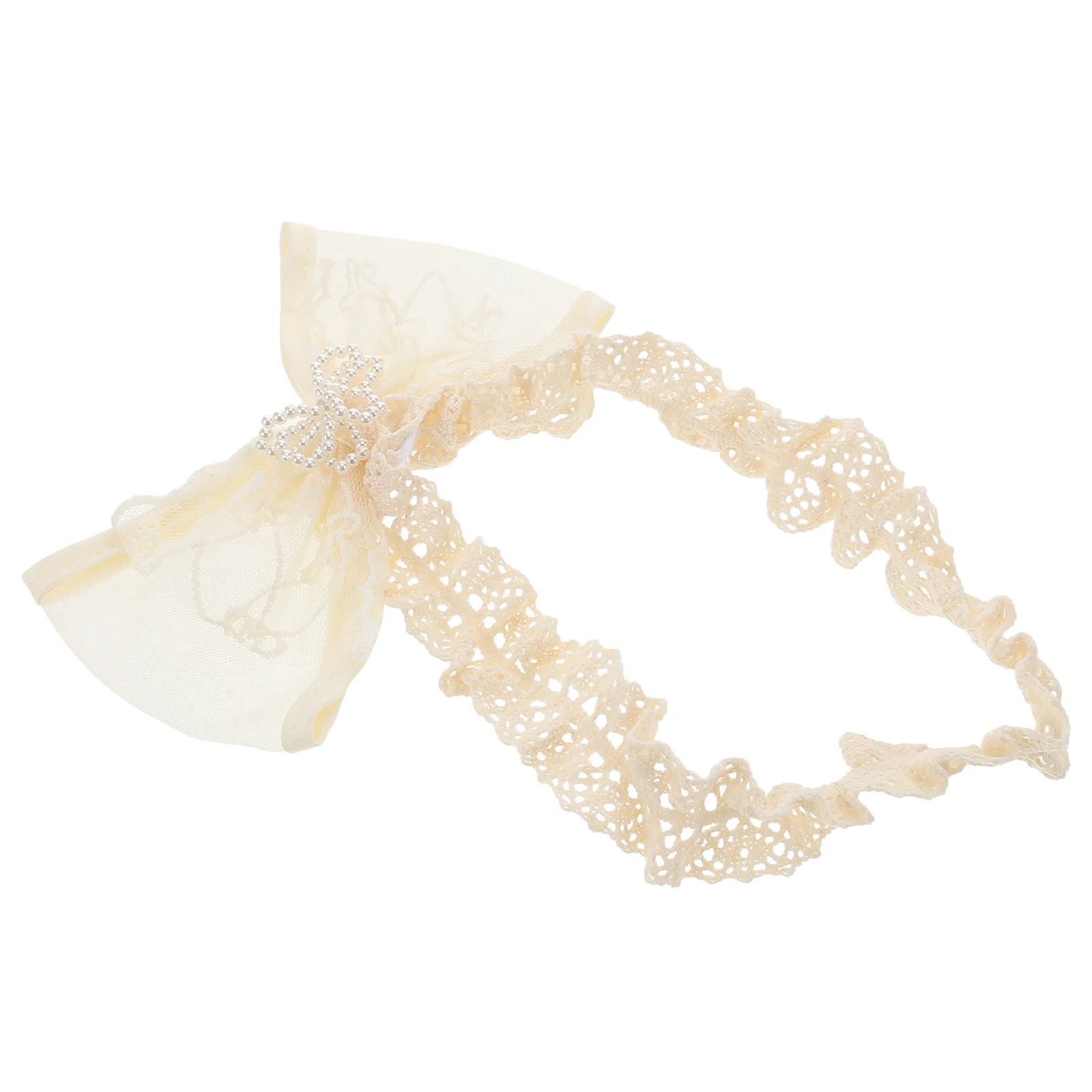 

Cute Baby Girl Headband Newborn Lace Bow Toddler Hair Accessories Sweet Comfortable Princess Hair Band Durable Wear-Resistant