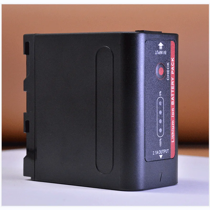 NP-F980 NPF980 camera fill light monitor multi  function rechargeable lithium battery DC USB port