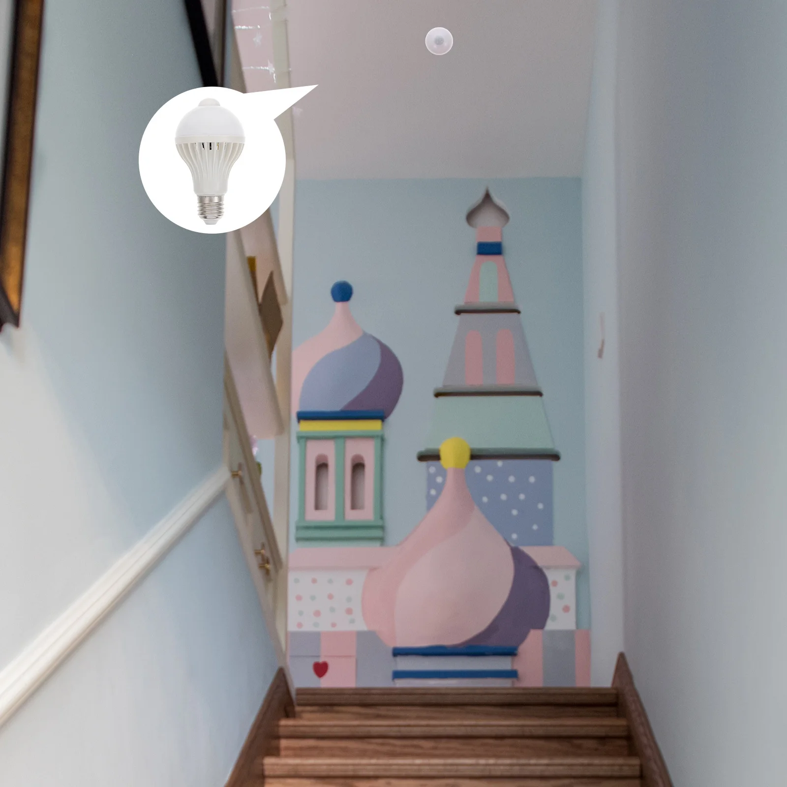 

Induction Warehouse Bulbs Human Body Sensing Saving Night Light Human Body Induction Light Bulb