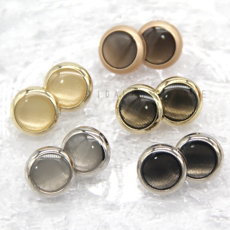 HENGC 11mm Mini Kid Shirt Metal Buttons For Garment Uniform Dress Decorative DIY Craft High Quality Sewing Accessories Wholesale