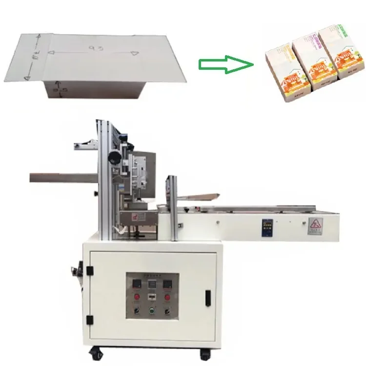 Automatic Rigid Gift Box Paper Food Phone Perfume Box Side Glue Machine Hot Melt Glue Box Glue Sealing Machine