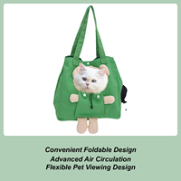 Soft Sided Cat Carrier Foldable Tote With Ventilation Hole Small Dog Carrier Cat Travel Bag For Puppy Kitten Small Pet Outdoor