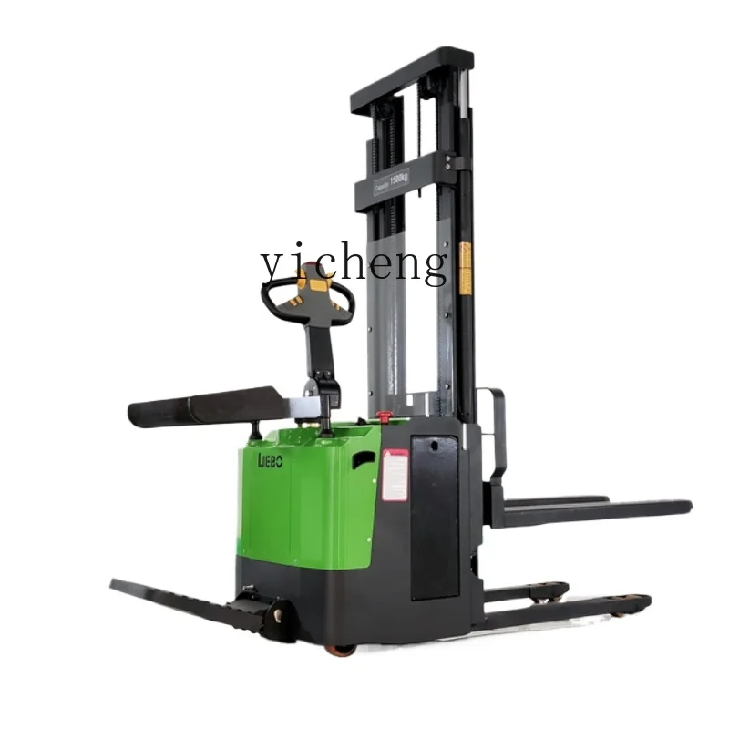 Tqh Station Driving All-Electric Forklift Hydraulic Handling Stacking Forklift 2 Tons