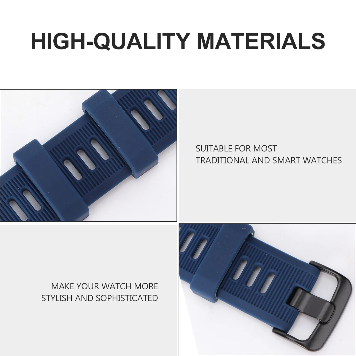 

Watch Band Smartwatch Accessories Connector Replacement Woven Bands Intelligent Man