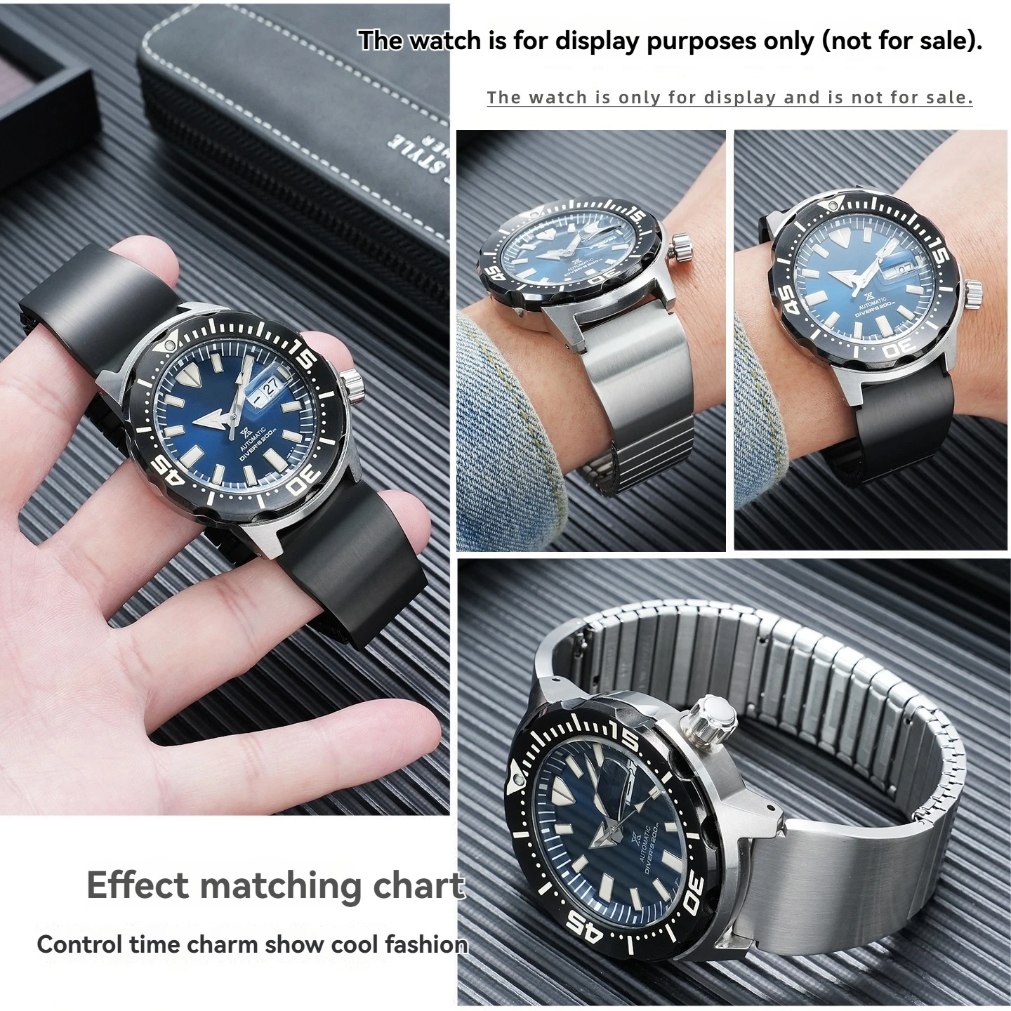 20mm 22mm Metal Watchband for Seiko Men's PADI Collaboration Diving Machinery Watch SRPJ93K1 SRPK01K1 Series Citizen Watch Chain