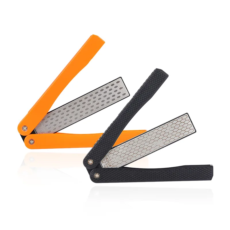 

50Pcs Double Sided Folded Pocket Sharpener Diamond Knife Sharpening Stone Outdoor Household Kitchen Knives Tool ZA3064