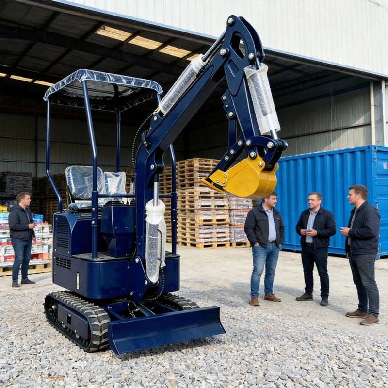 

1.2Ton Mini Digger Excavator Diesel Engine CE Euro 5 IOS Europe Construction Mini Excavators Digger